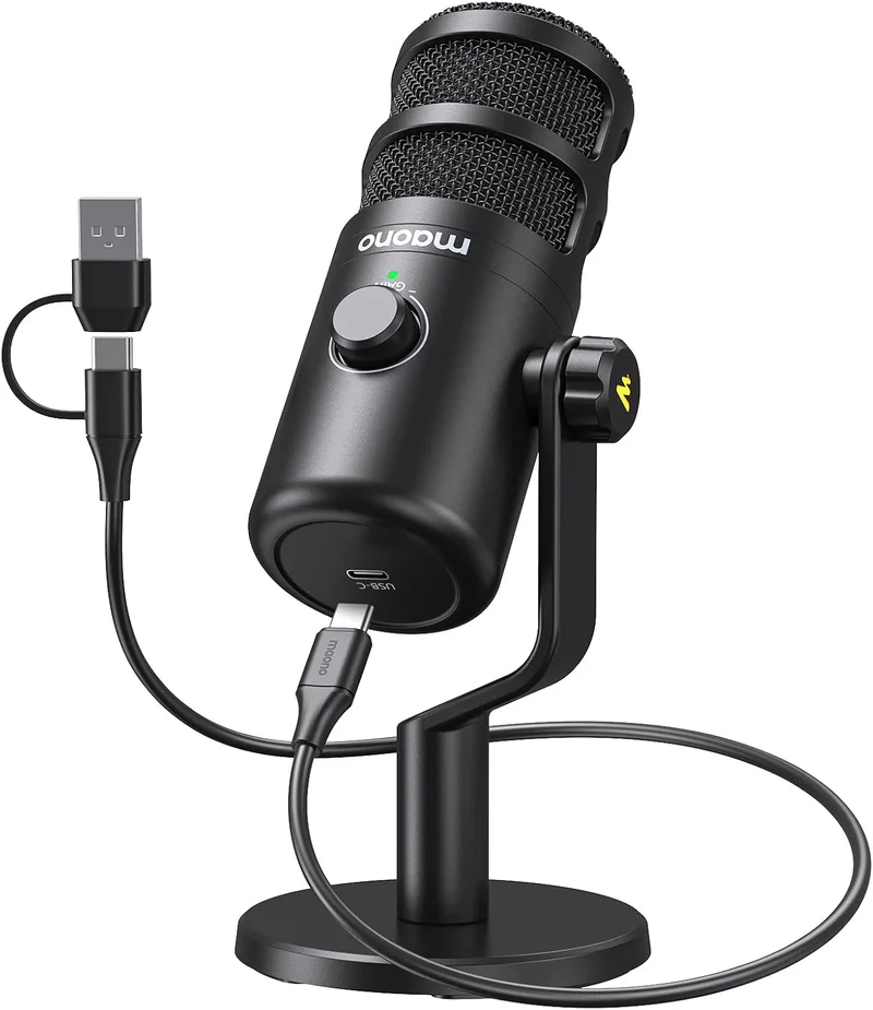 MAONO PD100U USB Dynamic Microphone - Rank 4 in Best Usb Microphone of 2025