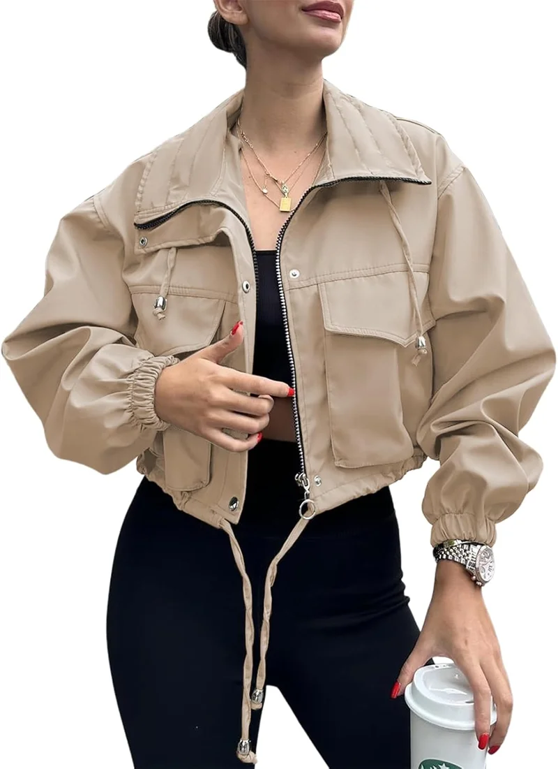 Tankaneo Women's Cropped Utility Jacket - Rank 3 in Best Cropped Jacket of 2025