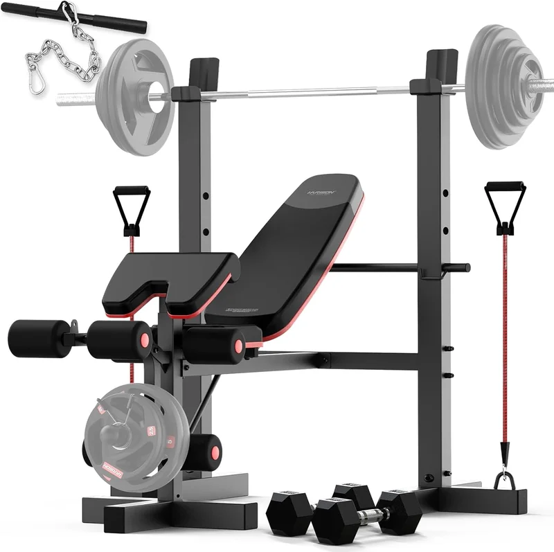 HARISON 6 in 1 Weight Bench Set - Rank 10 in Best Weight Bench of 2025