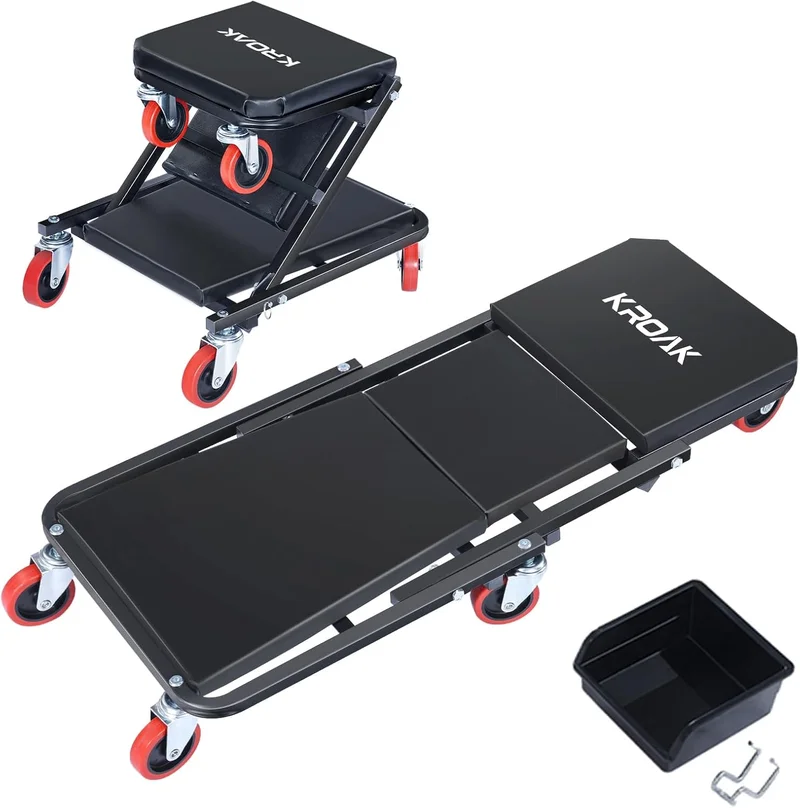KROAK 36-Inch Z Creeper Seat - Rank 3 in Best Garage Creeper of 2025