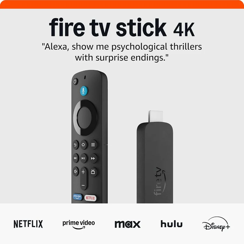 Amazon Fire TV Stick 4K Wi-Fi 6 - Rank 7 in Best Fire Stick of 2025