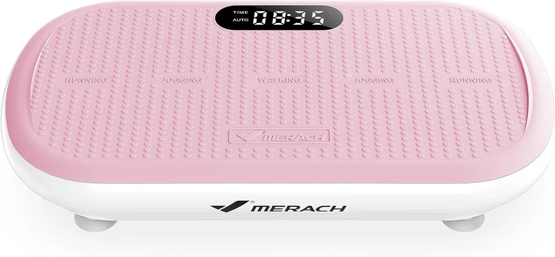 Merach Vibration Plate Exercise Machine Pink - Rank 3 in Best Merach Vibration Plate of 2025