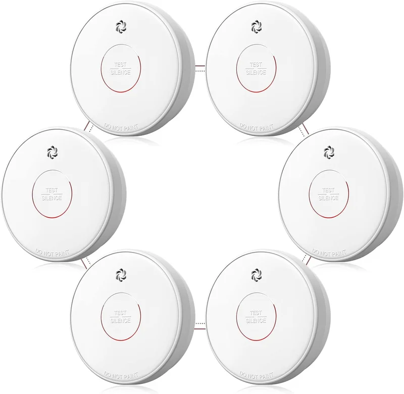 Putogesafe Wireless Smoke Detector 6-Pack - Rank 7 in Best Wireless Smoke Detector of 2025