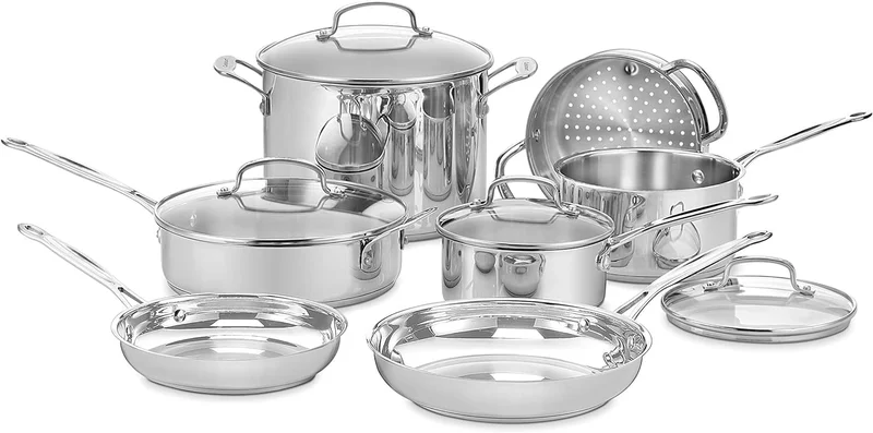 Cuisinart Chef's Classic Stainless Steel 11-Piece Cookware Set 77-11G - Rank 6 in Best Cookware Sets of 2025