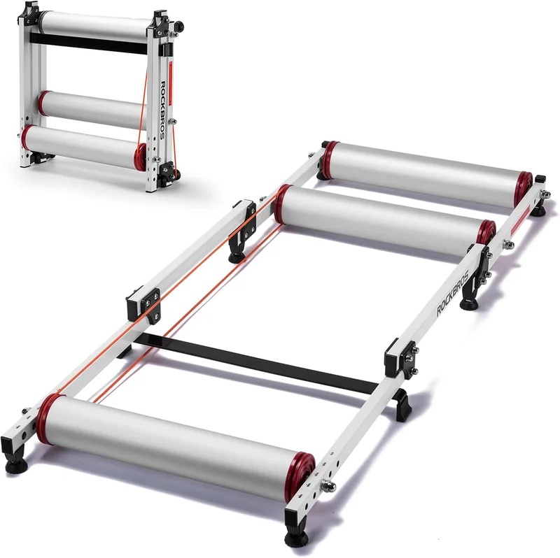 ROCKBROS Adjustable Bike Roller Trainer Stand - Rank 9 in Best Bike Trainer Stand For Indoor Riding of 2025