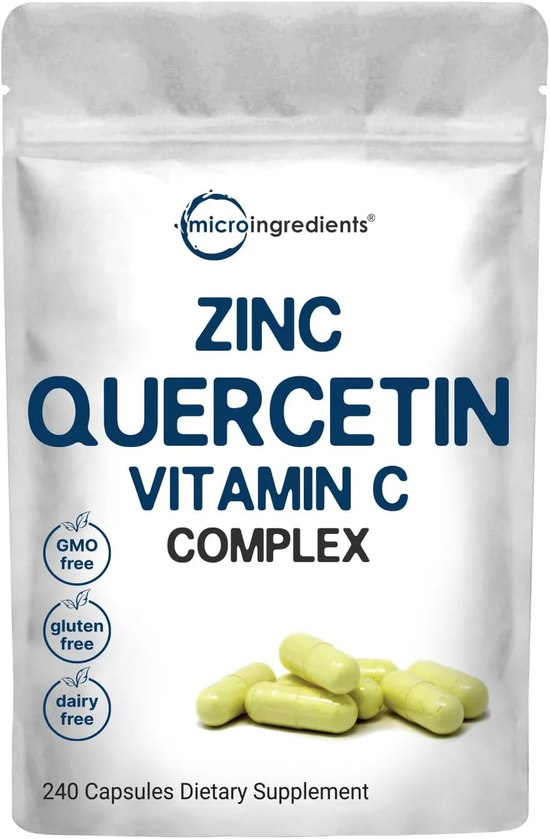 Micro Ingredients Quercetin Vitamin C Zinc Immune Support - Rank 6 in Best Zinc Supplements of 2025
