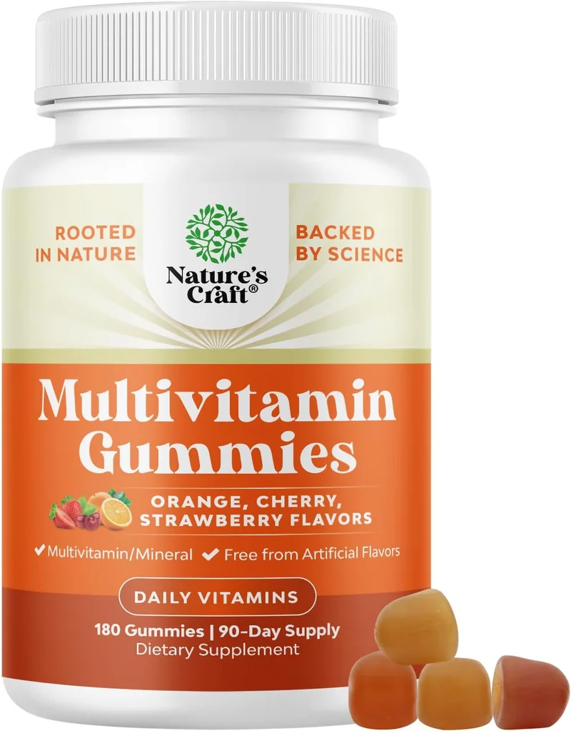 Nature's Craft Adult Multivitamin Gummies - Rank 5 in Best Multivitamin Gummies of 2025