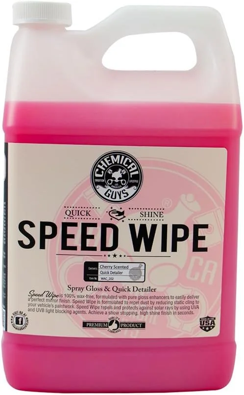 Chemical Guys Speed Wipe Quick Detailer, 1 Gallon - Rank 6 in Best Auto Spray Wax of 2025