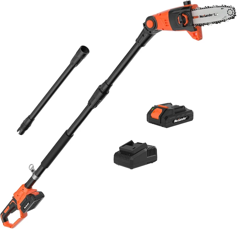 MAXLANDER Cordless Pole Saw 8-Inch 20V - Rank 9 in Best Pole Saws of 2025