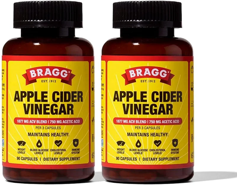 Bragg Apple Cider Vinegar - Vitamin D3 & Zinc - Rank 2 in Best Apple Cider Vinegar With Mother of 2025