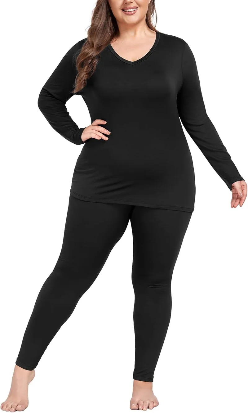 Cootry Women's Plus Size Thermal Underwear 3XL - Rank 7 in Best Long Johns For Women of 2025