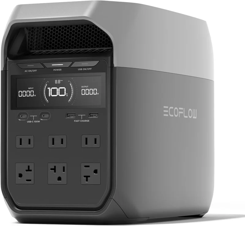 EF ECOFLOW DELTA 3 Portable Power Station - Rank 8 in Best Home Battery of 2025