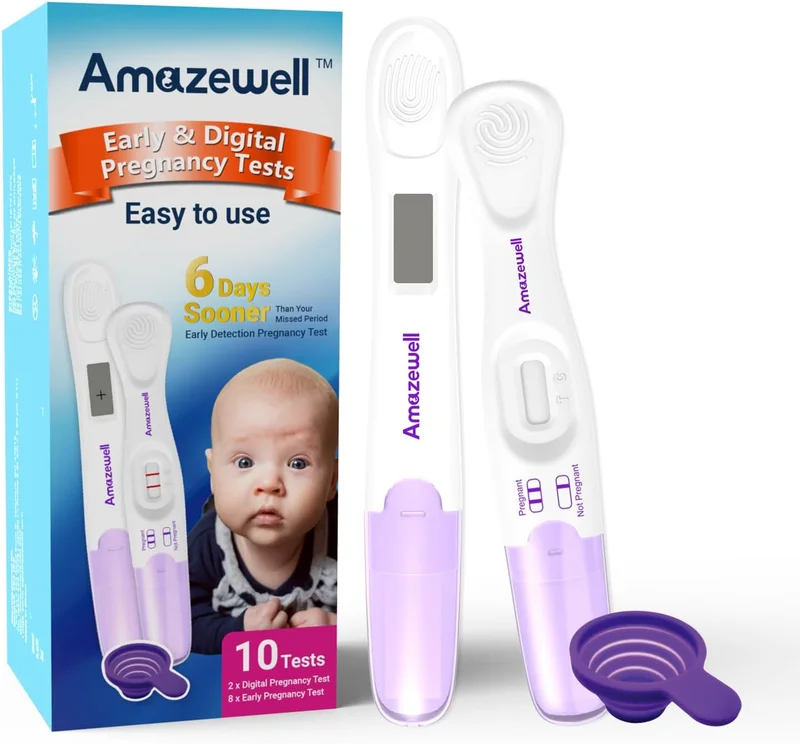 Amazewell Digital Pregnancy Test Kit - Rank 2 in Best Pregnancy Test of 2025