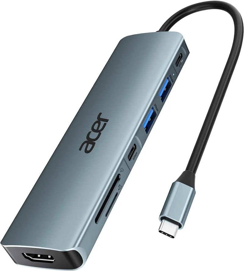 Acer 7-in-1 USB-C Hub Adapter - Rank 8 in Best Usb Hub of 2025