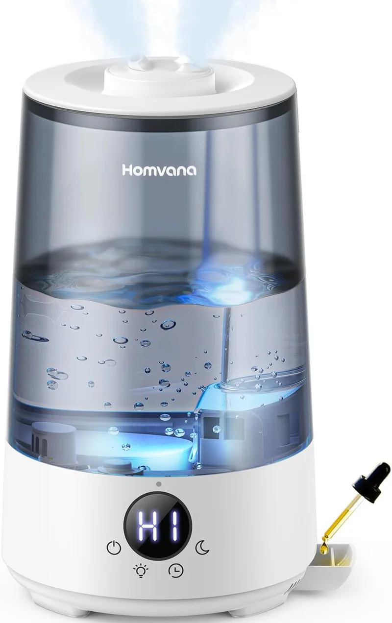 Homvana 3.6L Ultrasonic Cool Mist Humidifier - Rank 3 in Best Humidifier of 2025