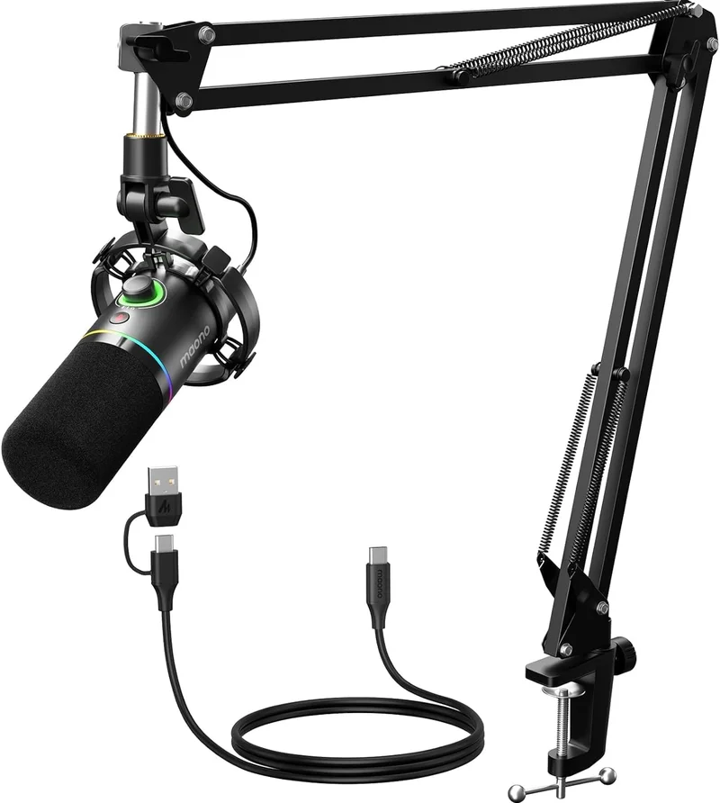 MAONO PD200XS Dynamic Microphone Kit - Rank 5 in Best Microphone For Streaming of 2025