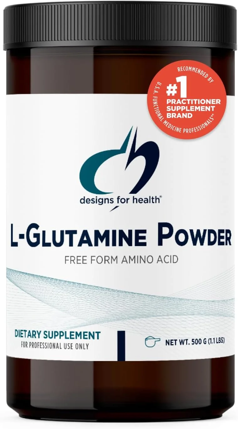 Designs for Health L Glutamine Powder 3000mg - Rank 3 in Best Glutamine Supplement of 2025