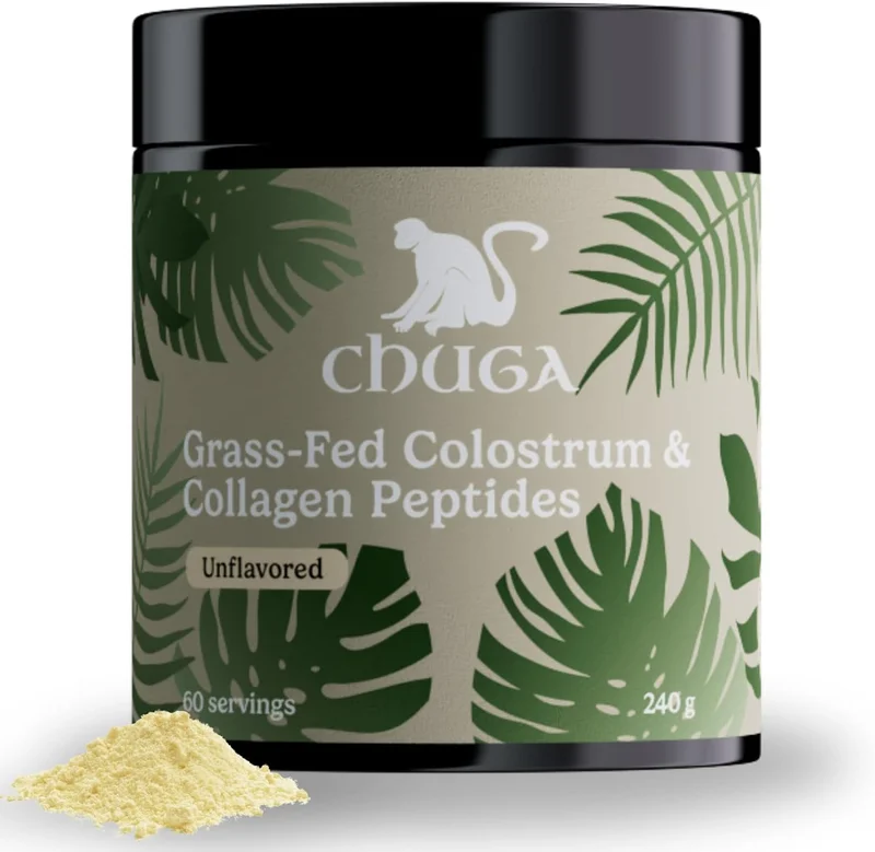 Chuga Grass Fed Colostrum & Collagen Peptides - Rank 8 in Best Colostrum of 2025