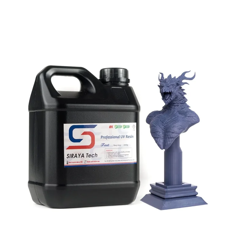 Siraya Tech Fast ABS-Like 3D Resin Navy Grey - Rank 10 in Best Resin 3d Printer of 2025