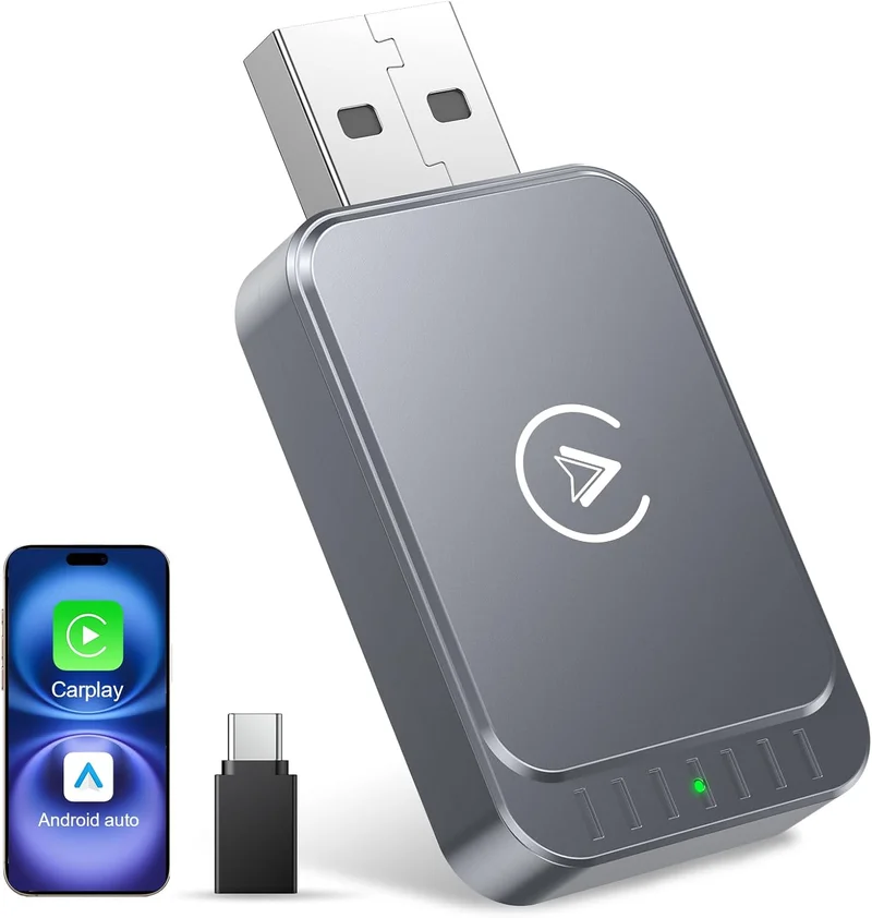 AuroraLink Wireless Carplay & Android Auto Adapter - Rank 6 in Best Wireless Carplay Adapters of 2025