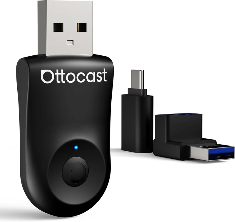OTTOCAST Mini 2-in-1 Wireless Carplay Adapter - Rank 9 in Best Carplay Adapter of 2025