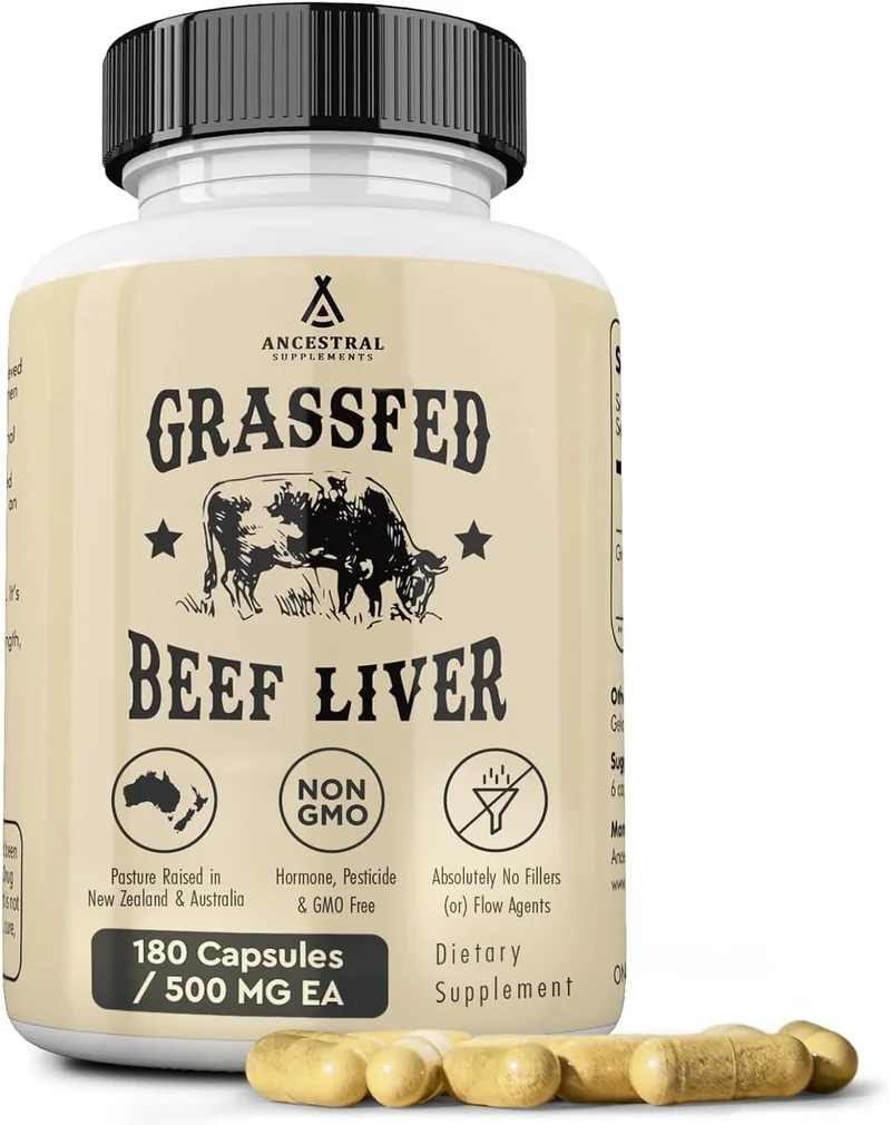 Ancestral Supplements Grass Fed Beef Liver Supplement - Rank 7 in Best Beef Liver Supplements of 2025