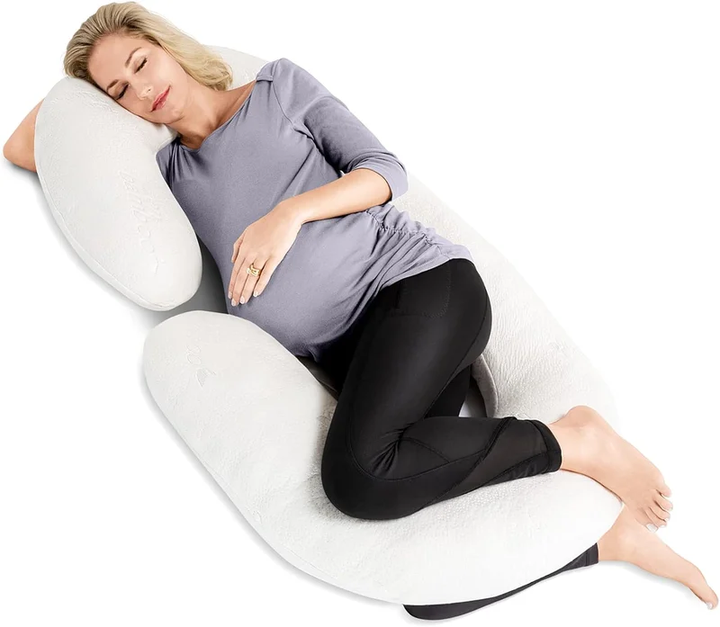 Restorology Pregnancy Pillow, 60-Inch C-Shape - Rank 8 in Best Pregnancy Pillow of 2025