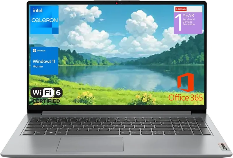 Lenovo IdeaPad 1 Laptop 15.6" FHD Display - Rank 5 in Best Laptop For Working From Home of 2025