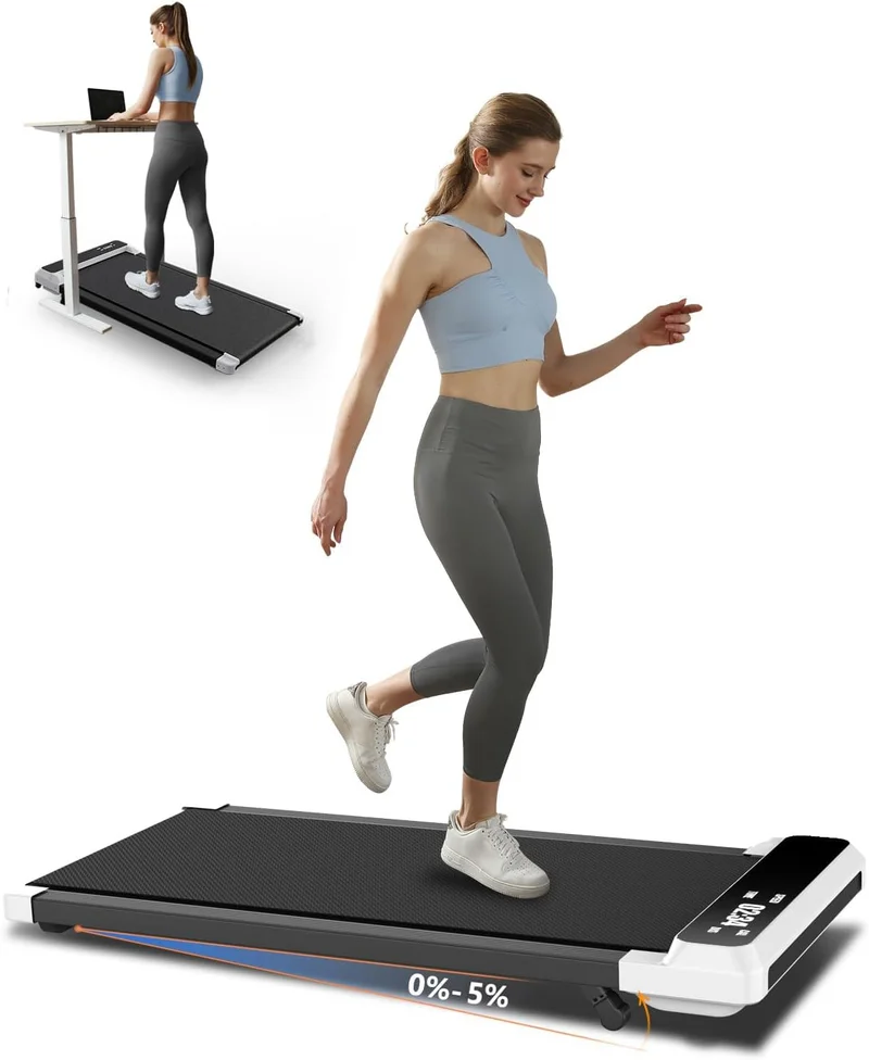 JURITS 2-in-1 Under Desk Treadmill - Rank 8 in Best Walking Pads of 2025