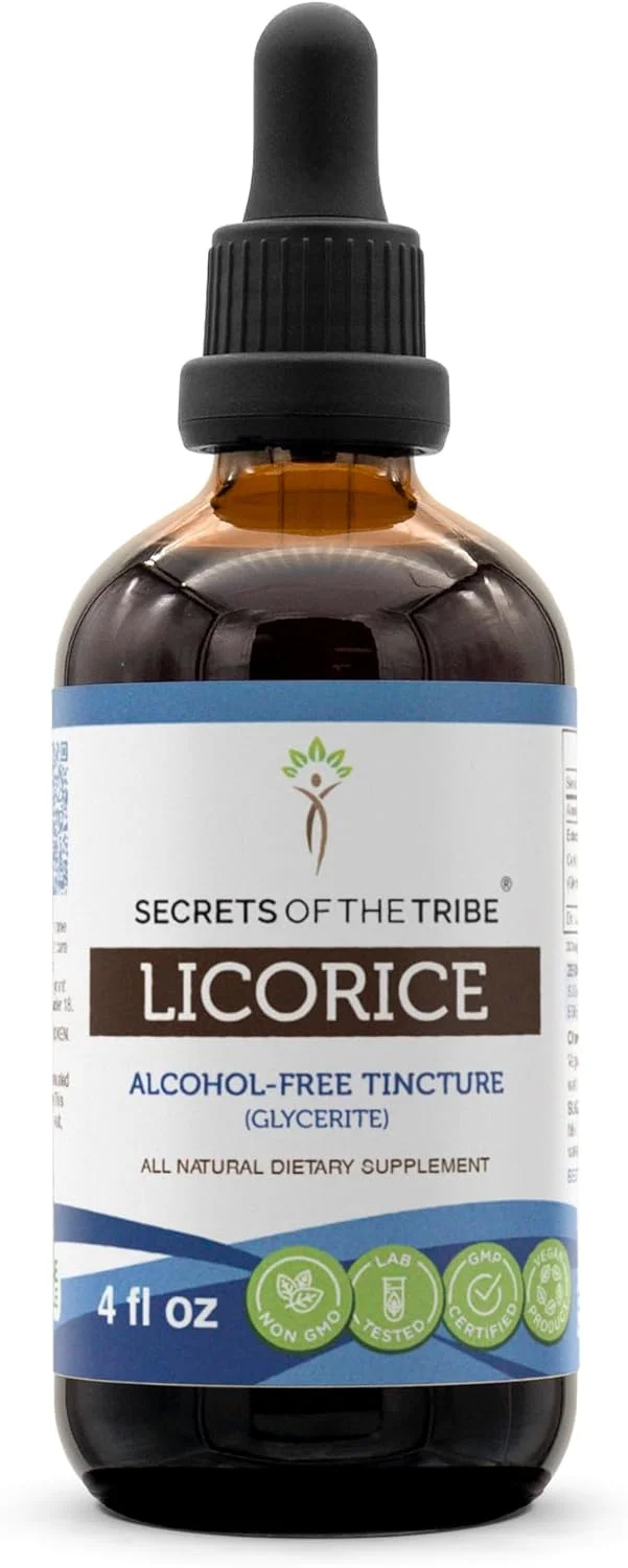 Secrets of the Tribe Licorice Extract 4 fl oz - Rank 7 in Best Glycyrrhiza Licorice of 2025