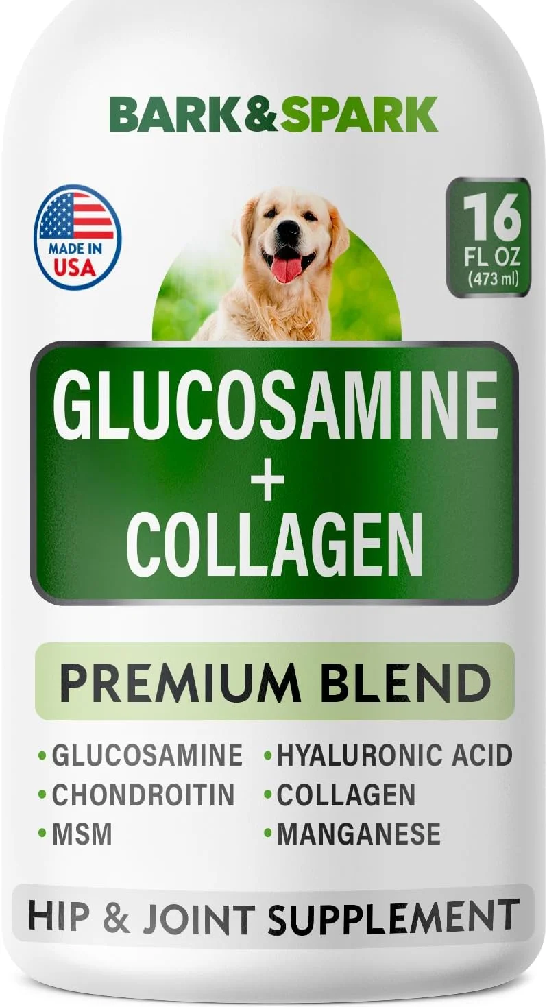 Bark & Spark Liquid Collagen Glucosamine for Dogs - Rank 8 in Best Liquid Collagen of 2025