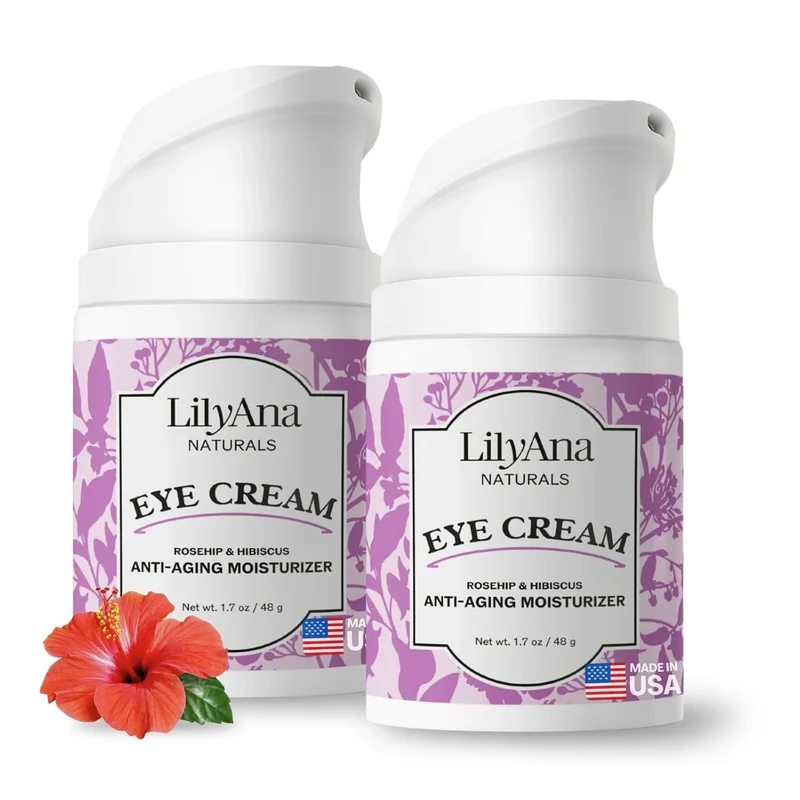 LilyAna Naturals Eye Cream, Anti Aging, 2-Pack - Rank 5 in Best Eye Cream For Puffiness of 2025