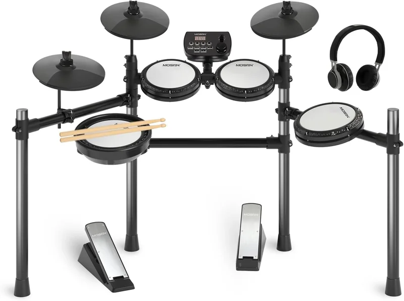MOSEN Electric Drum Set MED-X3 - Rank 8 in Best Drum Sets of 2025