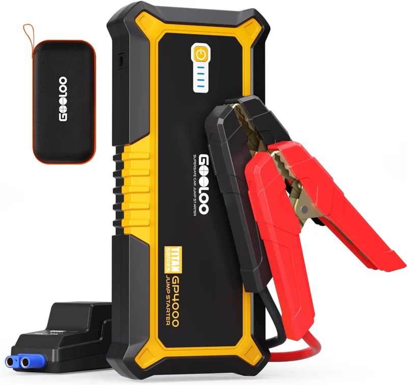 GOOLOO GP4000 Jump Starter 4000A - Rank 6 in Best Jump Pack of 2025
