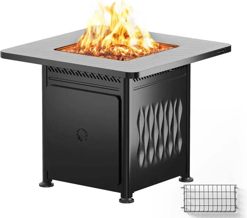 EAST OAK Outdoor Propane Fire Pit Table - Rank 6 in Best Table Fire Pit of 2025