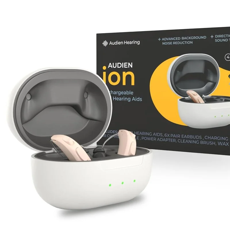 Audien Hearing ION Wireless Rechargeable Hearing Aid - Rank 2 in Best Hearing Aids of 2025