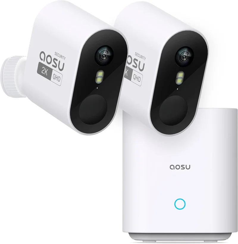 AOSU Wireless Outdoor Security Camera System - Rank 3 in Security Cameras of 2025