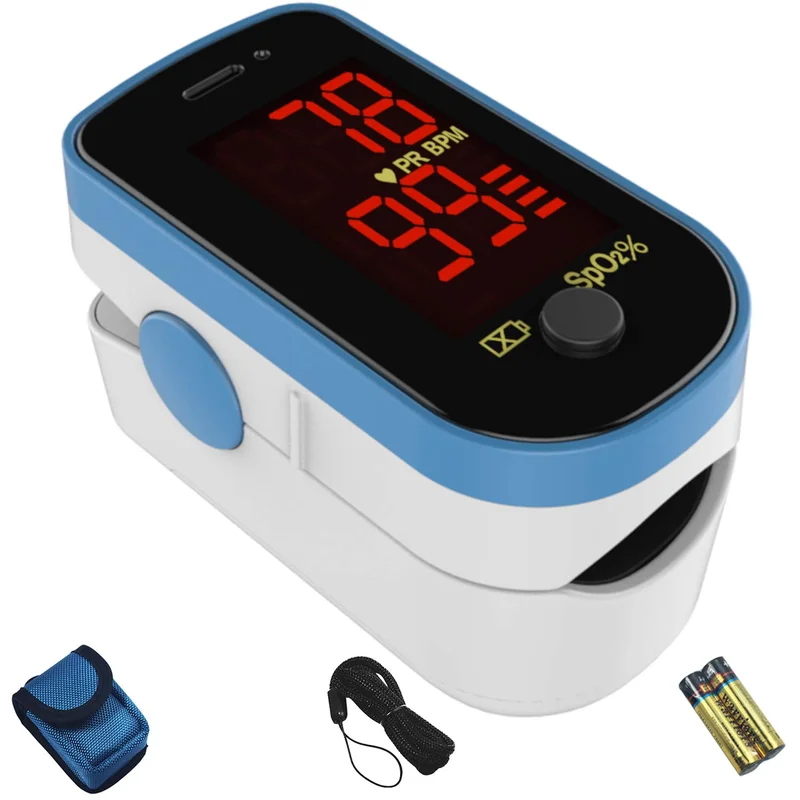 CHOICEMMED Finger Pulse Oximeter Blue - Rank 7 in Best Oximeter of 2025