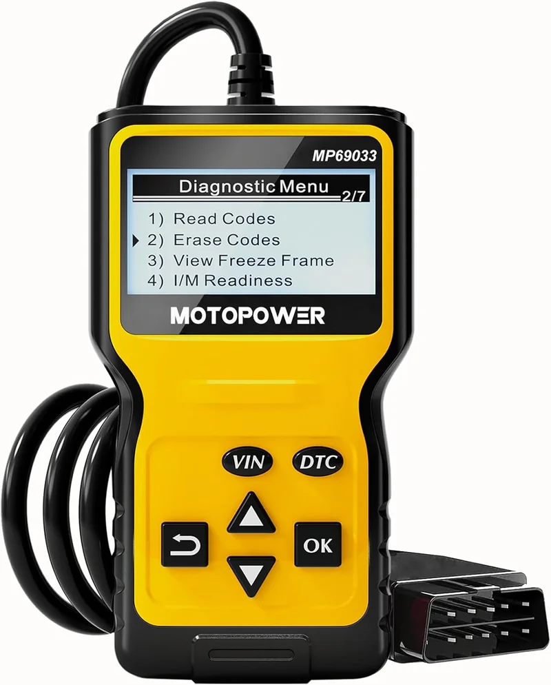 MOTOPOWER MP69033 OBD2 Scanner for Cars - Rank 5 in Best Obd2 Scanner of 2025