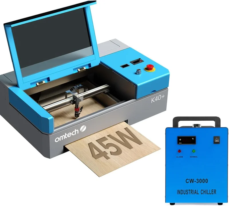 OMTech K40+ CO2 Laser Engraver - Rank 8 in Best Laser Cutter of 2025