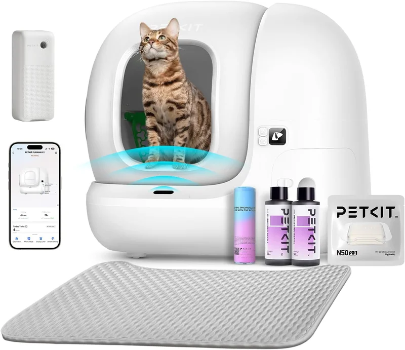 PETKIT PuraMax 2 Automatic Cat Litter Box - Rank 8 in Best Auto Cat Litter Box of 2025