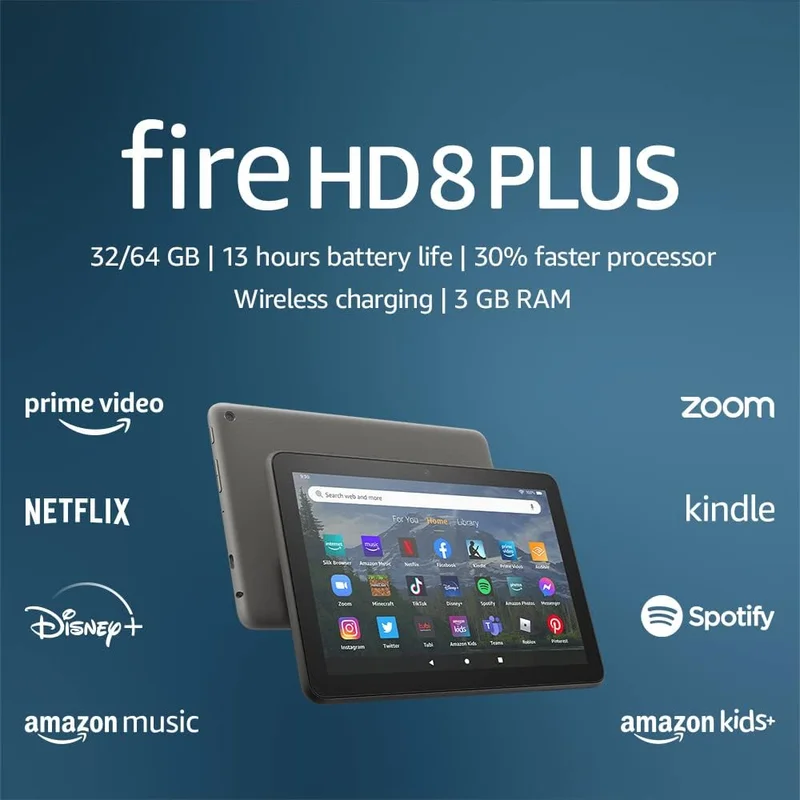 Amazon Fire HD 8 Plus Tablet (2022) - Rank 8 in Best Ipad Mini of 2025