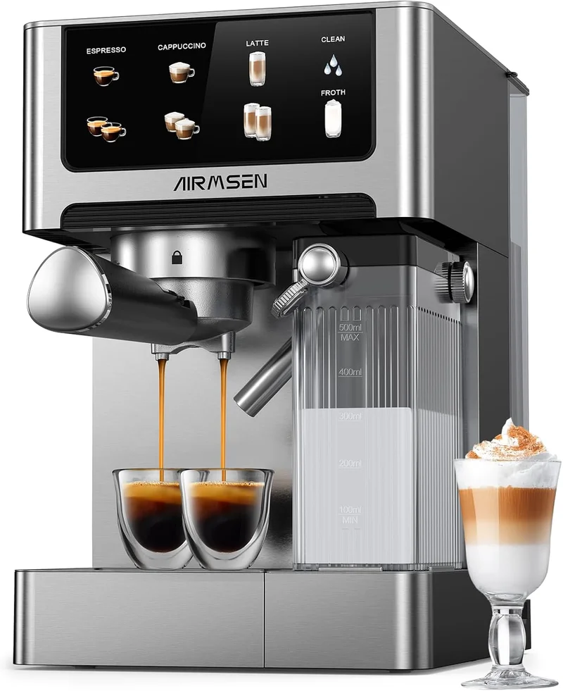 AIRMSEN Espresso and Cappuccino Machine - Rank 9 in Best Espresso Coffee Machine of 2025