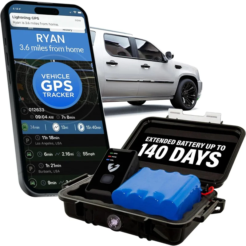 Lightning GPS GL300 Vehicle Tracker with Magnetic Case & Battery - Rank 3 in Best Gps Tracker For Car of 2025
