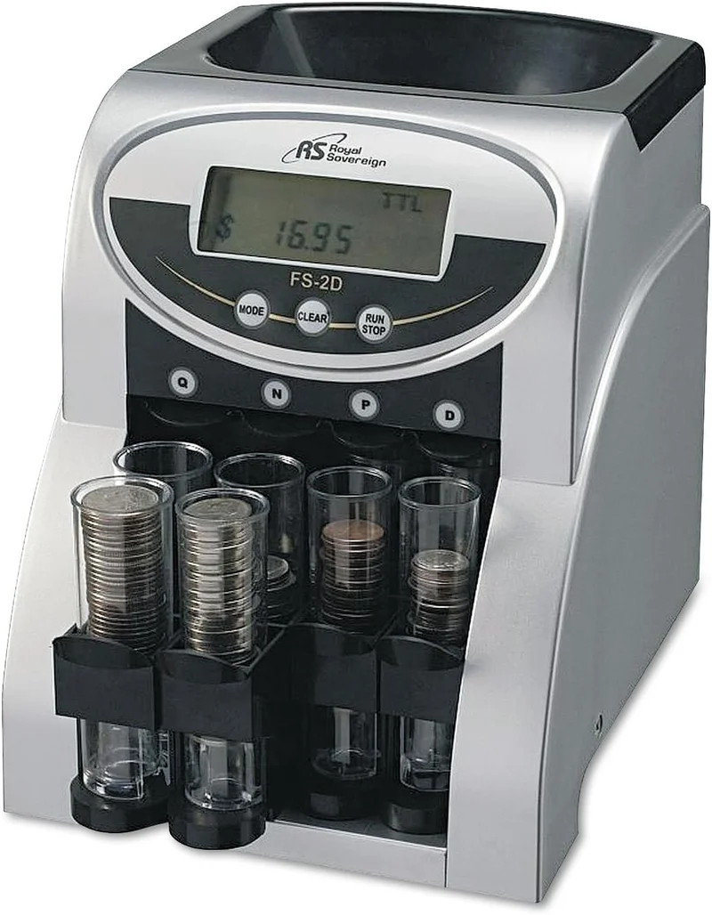 Royal Sovereign FS-2N Coin Counter Sorter - Rank 9 in Best Coin Sorter of 2025