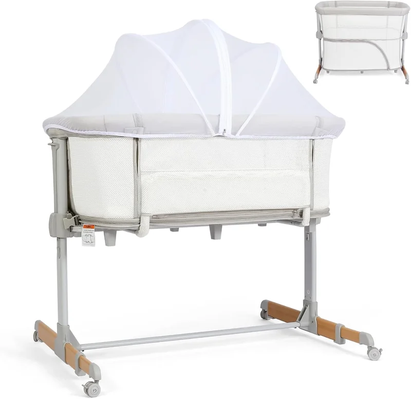 Bicystar Baby Bassinet Bedside Sleeper Playpen - Rank 4 in Best Newborn Bassinet of 2025