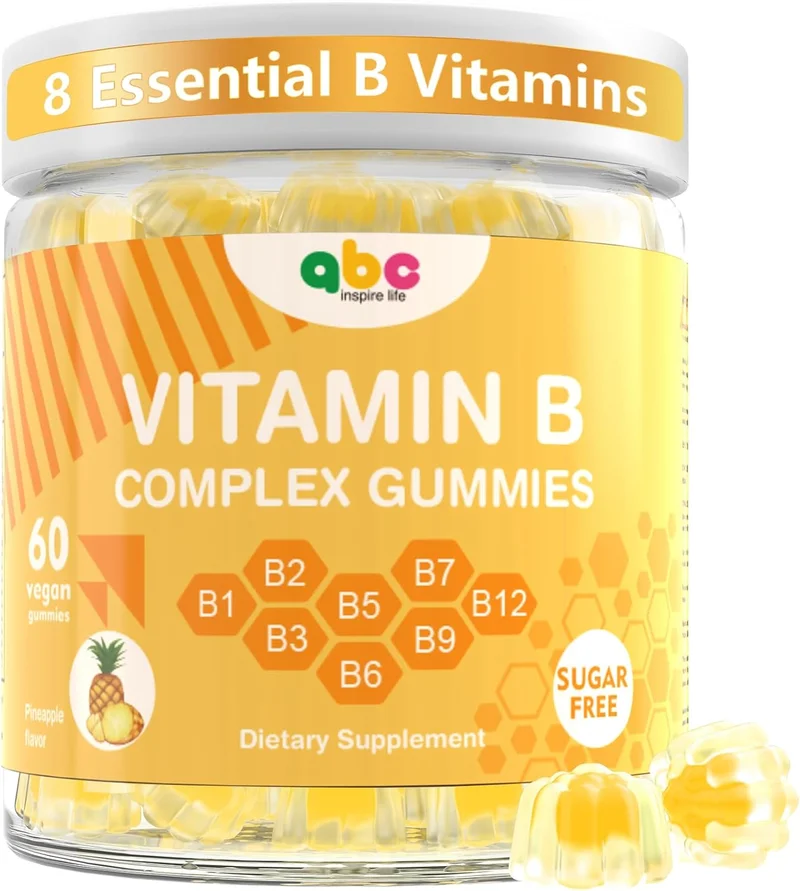 InspireLife ABC Vitamin B Complex Gummies - Rank 4 in Best Vitamin B Gummies of 2025