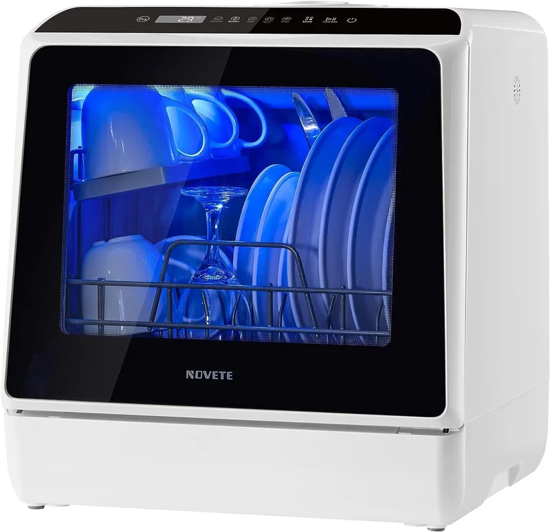 NOVETE Portable Countertop Dishwasher - Rank 8 in Countertop Dishwashers of 2025