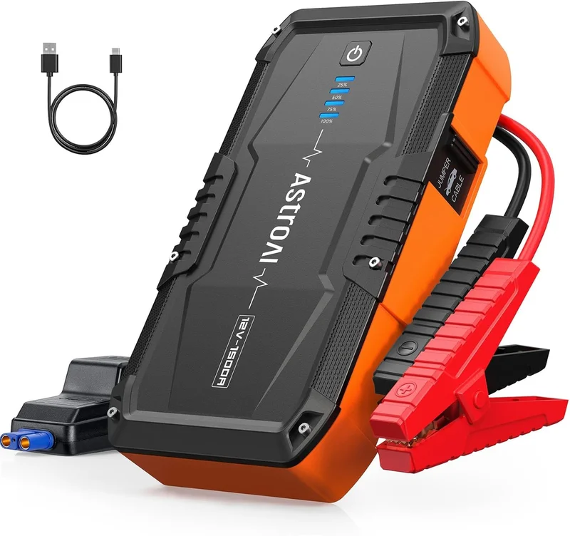 AstroAI S8 Car Battery Jump Starter - Rank 8 in Best Jump Pack of 2025