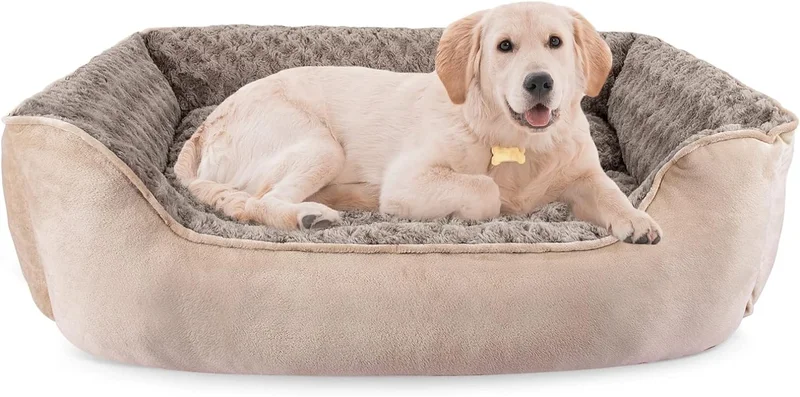 JOEJOY Orthopedic Dog Bed, Beige - Rank 7 in Best Dog Beds Large Sized of 2025